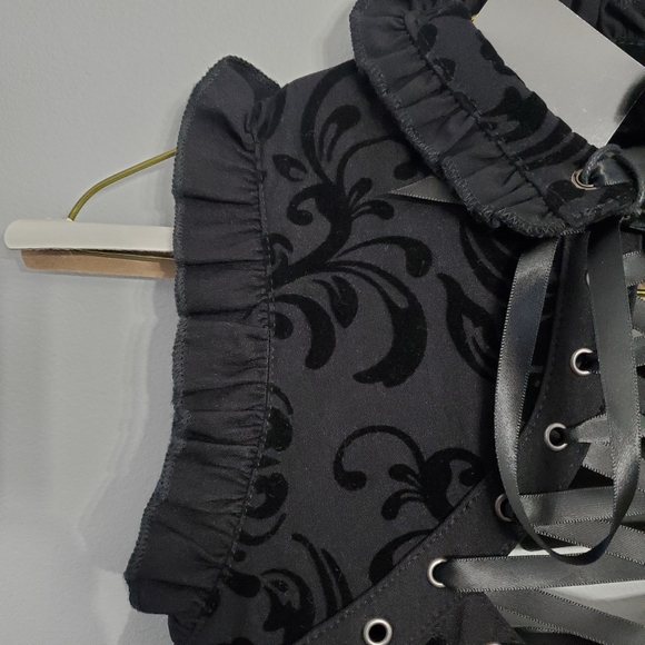 Killstar Bloodlust Party Dress Black Punk Whimsygoth Luxury Coquette Girl Sz M - Picture 5 of 16